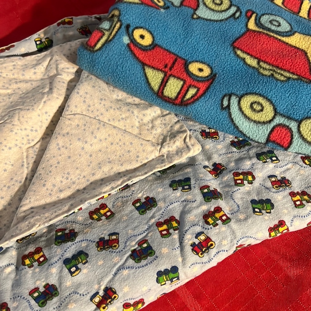 Baby boy blanket & books